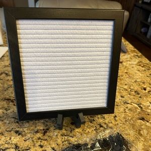 Letter board with stand